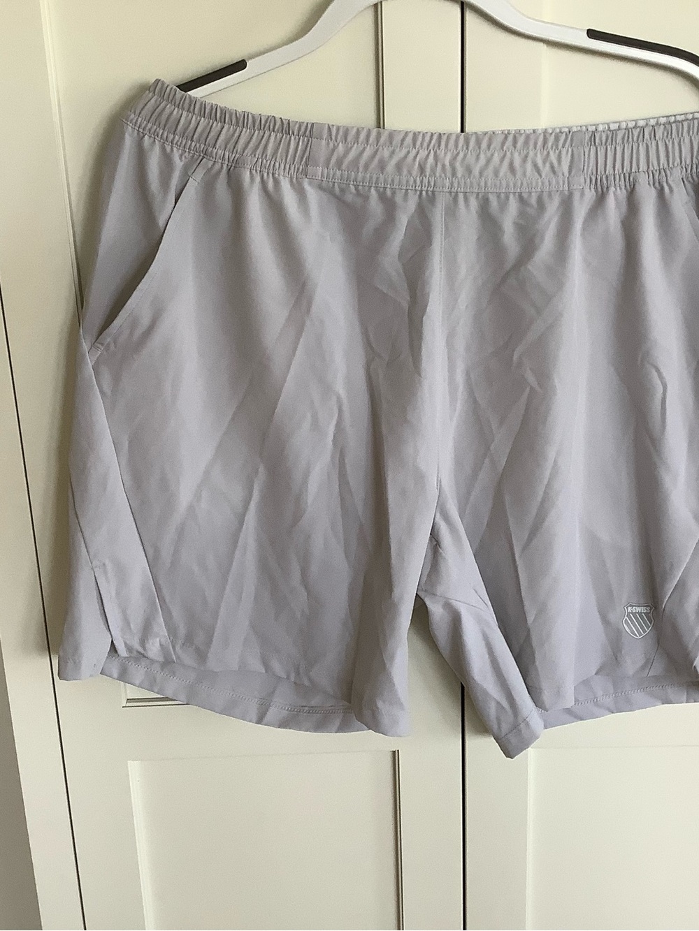 K-Swiss Light Lavender Athletic Shorts